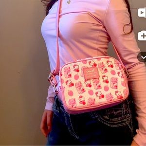 lounge fly saniro purse